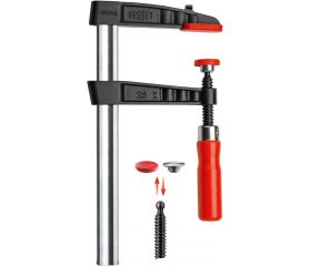 Bessey Tornillo de apriete con mordazas de fundición TG 200 mm