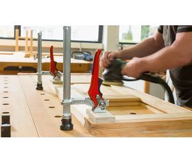 Bessey Mordaza alcance variable para bancos y mesas de soldadura TWV16-20-15H