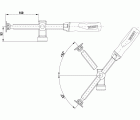 Bessey Mordaza para bancos y mesas de soldadura TW28AV