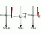 Bessey Mordaza alcance variable para bancos y mesas de soldadura TWV16-20-15-2K
