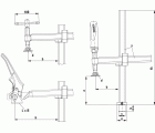 Bessey Mordaza alcance variable para bancos y mesas de soldadura TWV16-20-15-2K