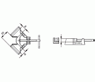 Bessey Escuadra para soldadura de ángulos WSM 2 x 90 mm