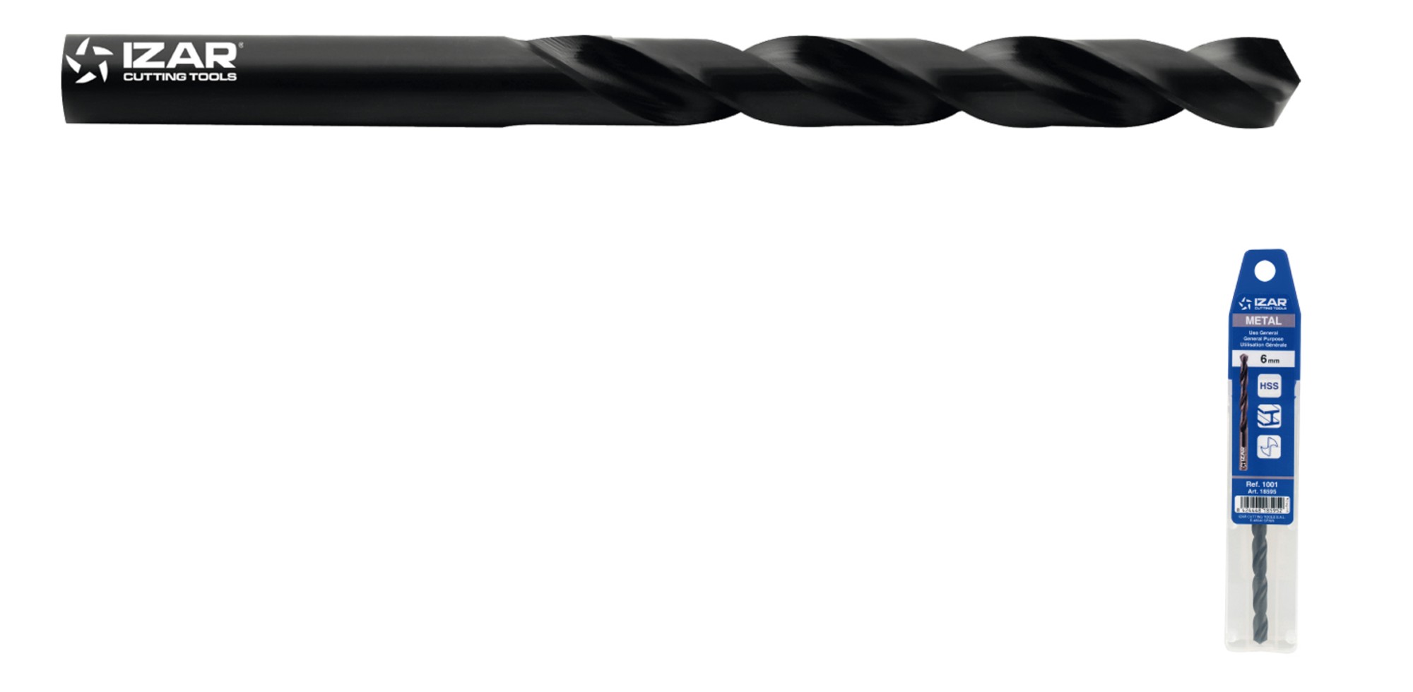 BROCA HSS DIN338N CLASSIQUE BLISTER - 1001 - 1,00 mm