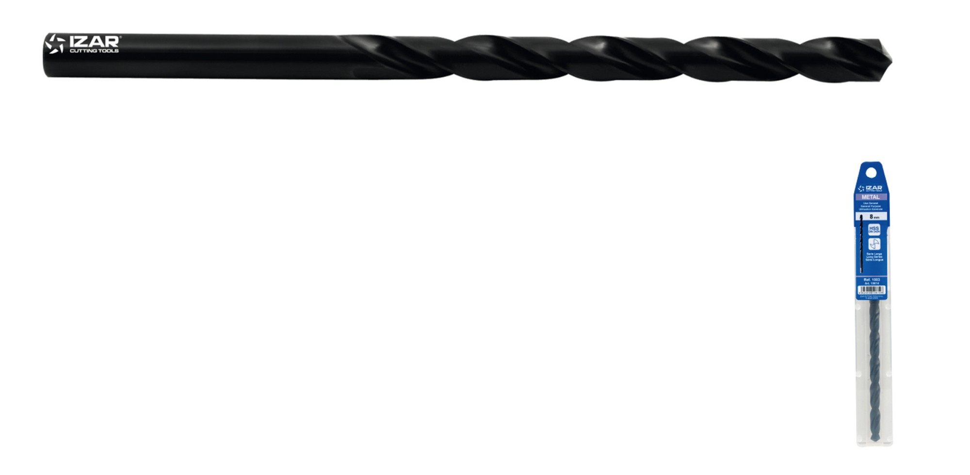 BROCA HSS DIN340N LARGA BLISTER - 1003 - 2,00 mm