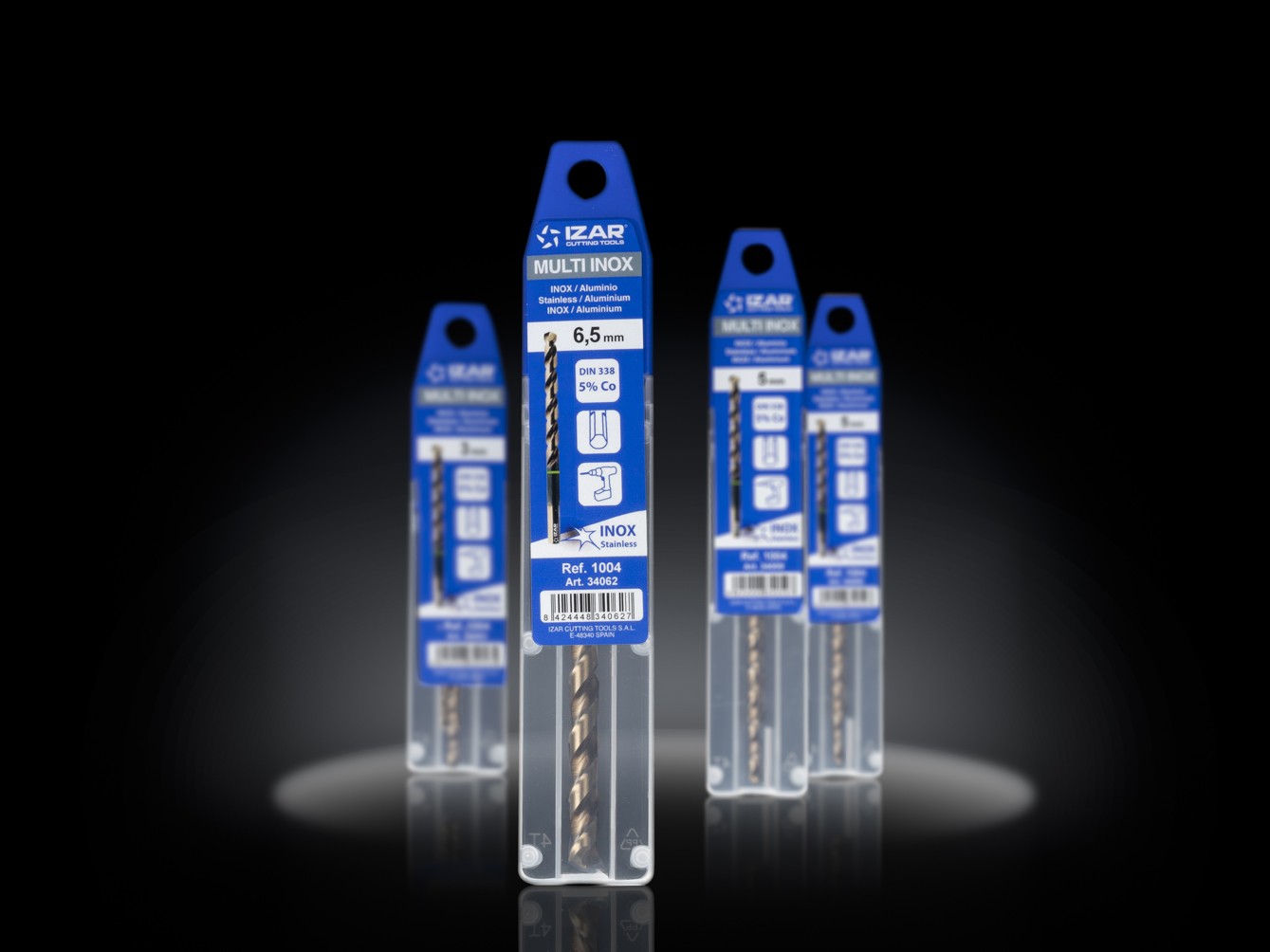 BROCA HSS Co DIN338W MULTI INOX BLISTER - 1004 - 1,00 mm