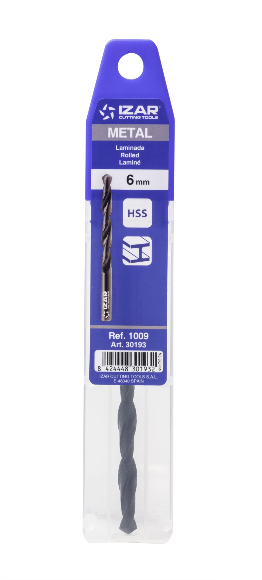 BROCA HSS LAMINADA BLISTER - 1009 - 1,00 mm