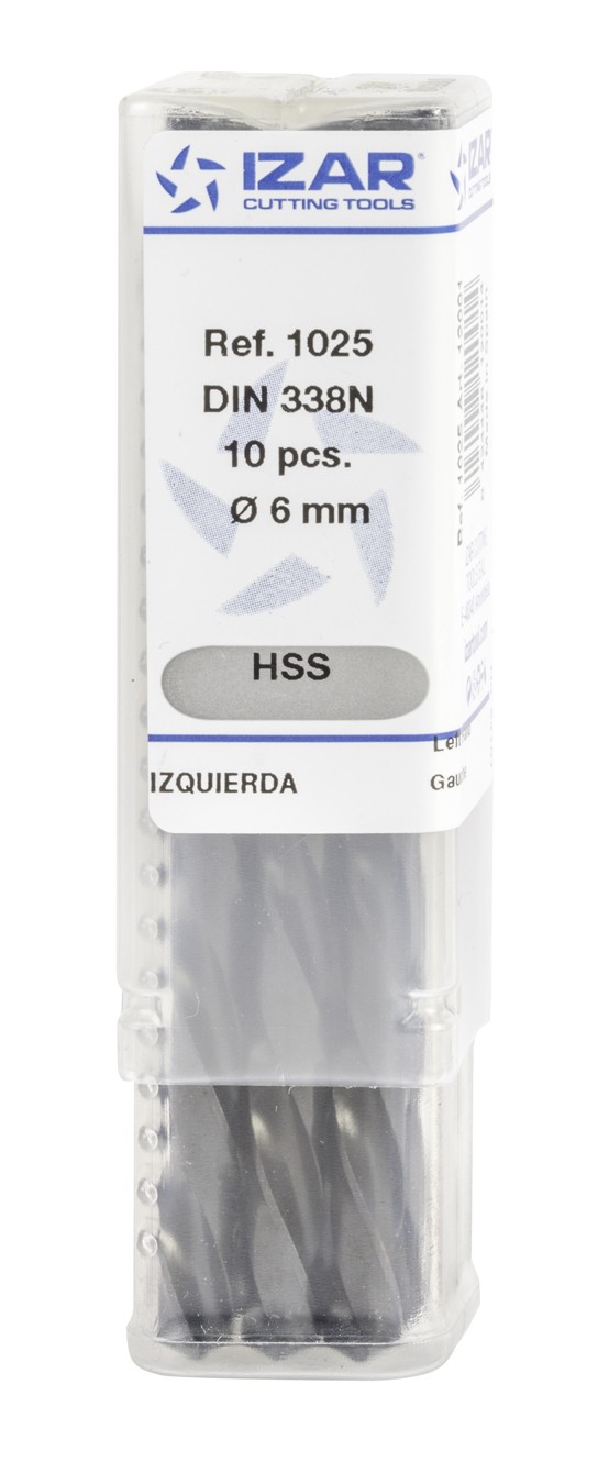 BROCA HSS DIN338N IZQUIERDA - 1025 - 1,00 mm