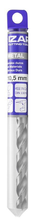 BROCA HSS Co DIN338N REBAJADA - 1027 - 10,50 mm