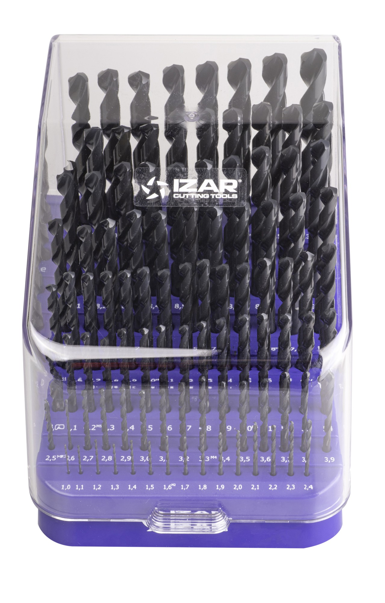 MINI-CABINET BROCAS DIN338N 99-UDS. - 1404 - 1-10X0,10 + PREVIOS ROSCADO ≤ 13 mm HSS (1010)