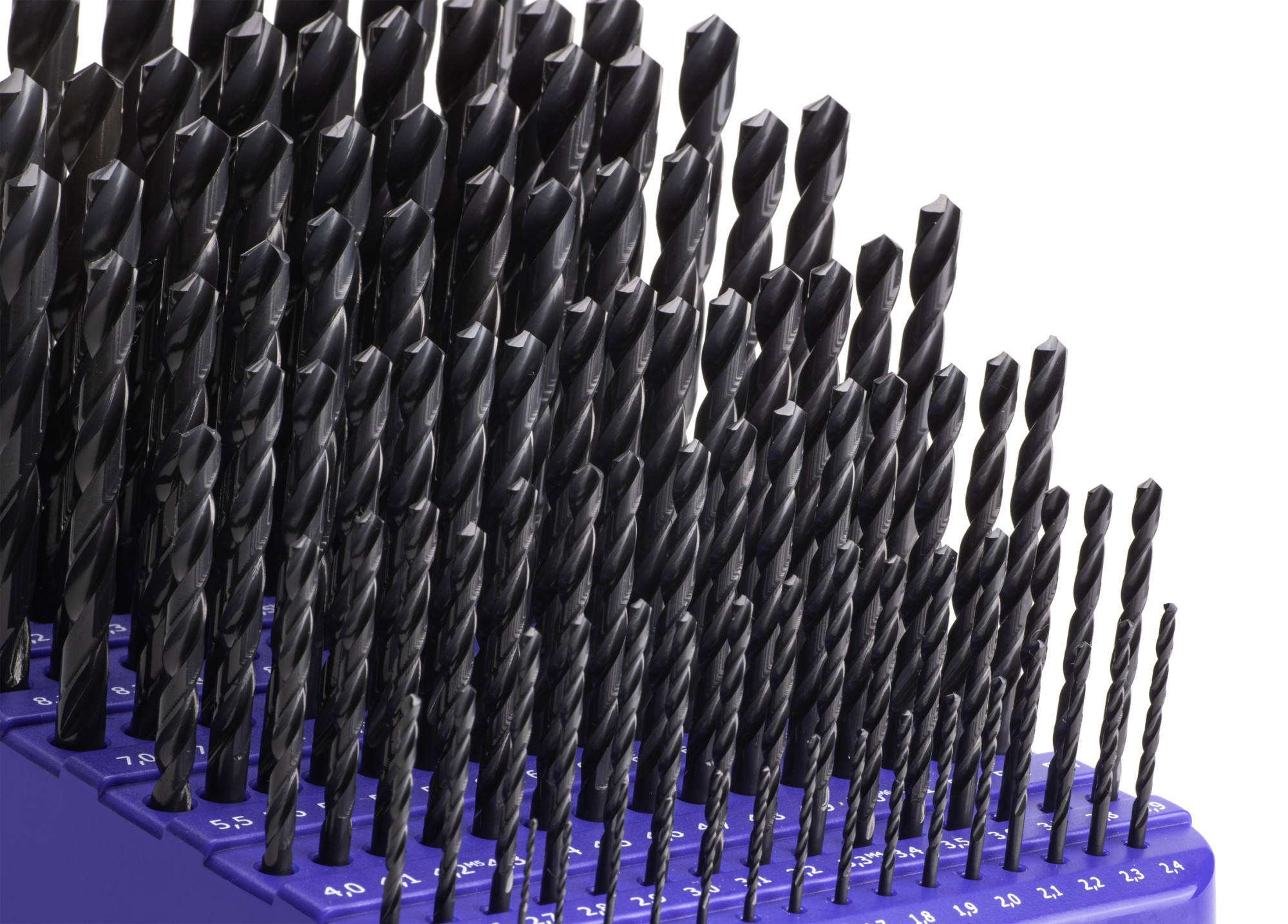 MINI-CABINET BROCAS DIN338N 99-UDS. - 1404 - 1-10X0,10 + PREVIOS ROSCADO ≤ 13 mm HSS (1010)