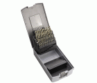 JUEGO BROCAS DIN338N 50-UDS. - 1405 - 1-5,9X0,10 ZIRKON (1015) - PUNTA ZIRKONIO