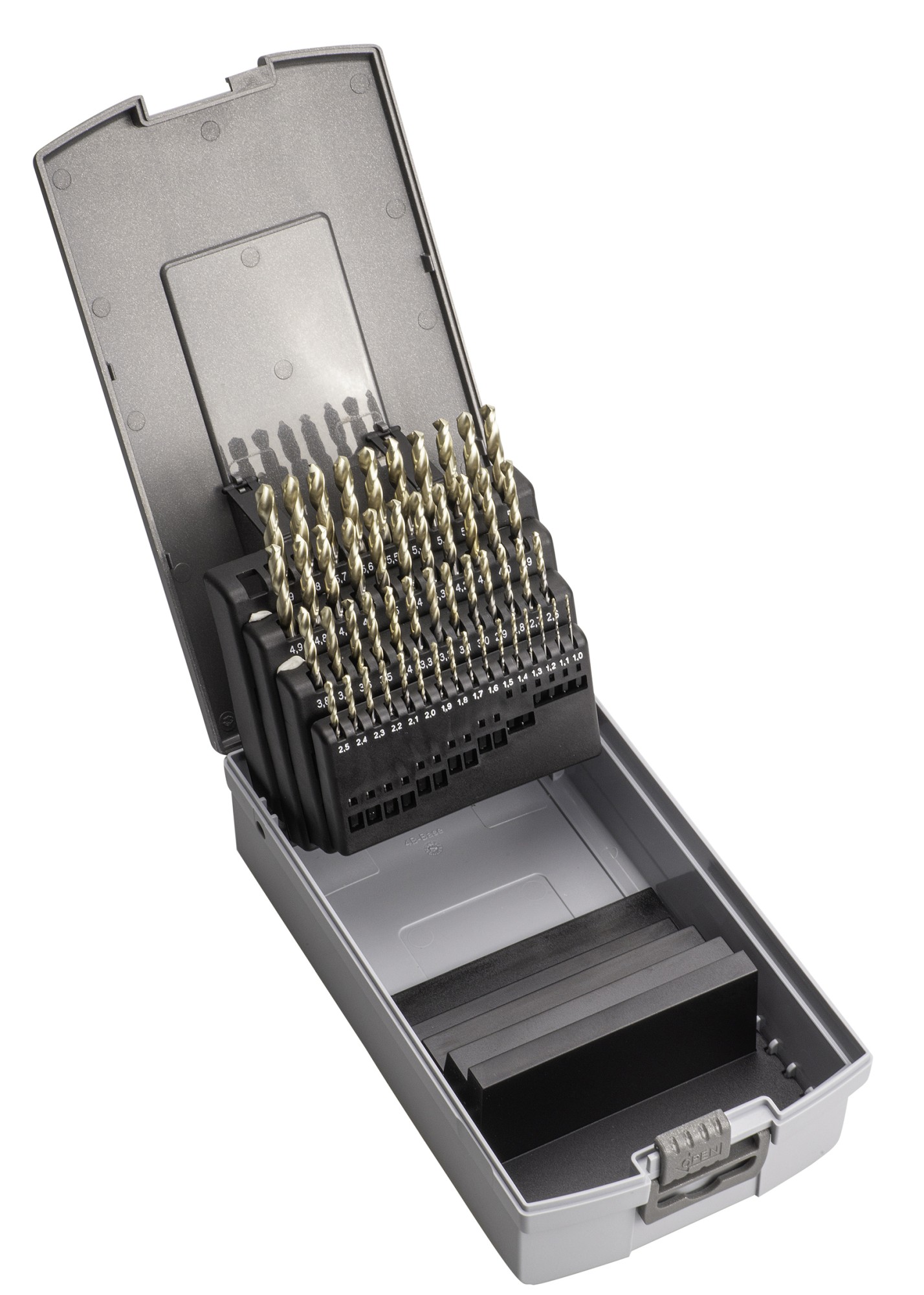 JUEGO BROCAS DIN338N 50-UDS. - 1405 - 1-5,9X0,10 ZIRKON (1015) - PUNTA ZIRKONIO