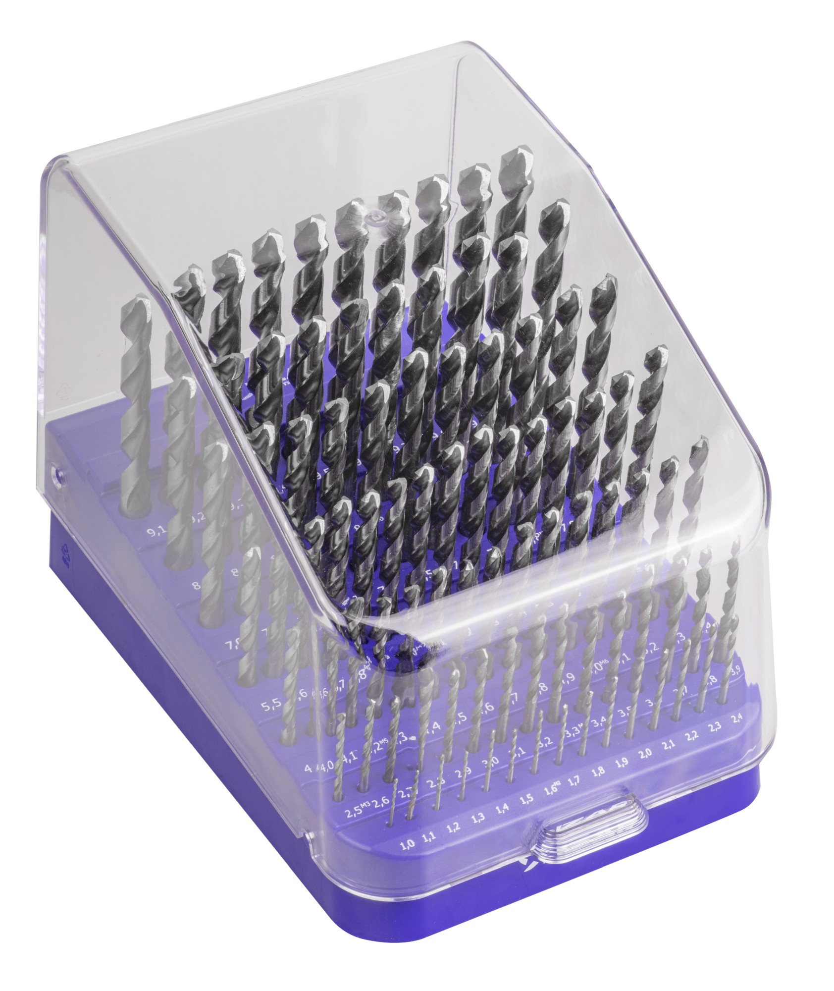 MINI-CABINET BROCAS DIN338N 91-UDS. - 1406 - 1-10X0,10 HSS (1013)