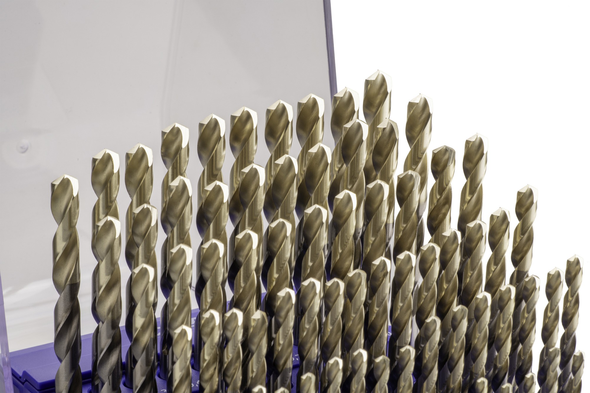 MINI-CABINET BROCAS DIN338N 91-UDS. - 1406 - 1-10X0,10 ZIRKON (1015) - PUNTA ZIRKONIO