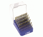 MINI-CABINET BROCAS DIN338N 91-UDS. - 1406 - 1-10X0,10 ZIRKON (1015) - PUNTA ZIRKONIO