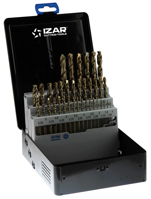 JUEGO BROCAS DIN338N 37-UDS. - 1407 - 1-10X0,25 HSSE (1016)