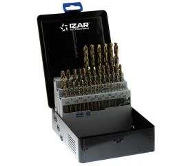 JUEGO BROCAS DIN338N 37-UDS. - 1407 - 1-10X0,25 HSSE (1016)