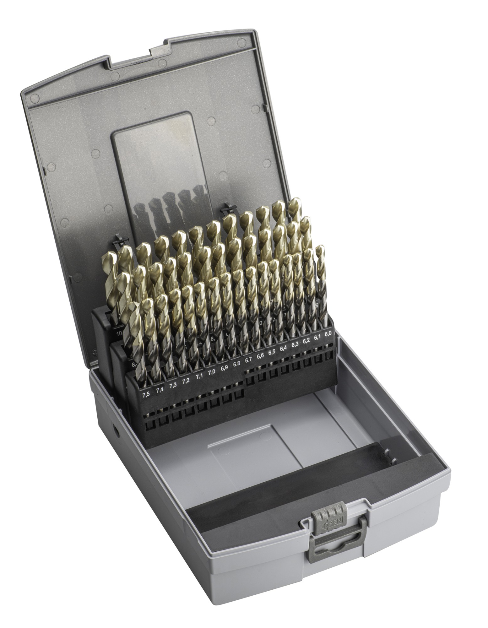 JUEGO BROCAS DIN338N 41-UDS. - 1408 - 6-10X0,10 ZIRKON (1015) - PUNTA ZIRKONIO