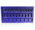 MINI-CABINET NOVABOX BROCAS DIN338N 55-UDS. - 1410 - 1-13X0,50 +PREVIOS ROSCADO HSS (1010)