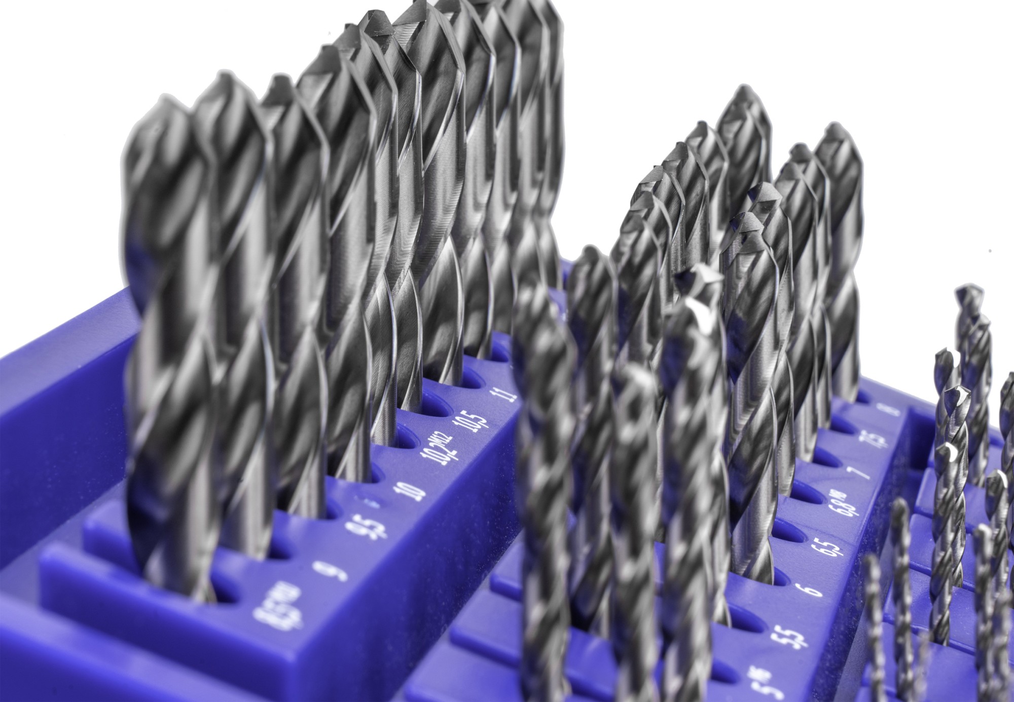 MINI-CABINET NOVABOX BROCAS DIN338N 55-UDS. - 1410 - 1-13X0,50 + PREVIOS ROSCADO HSS SPLIT POINT (1013)