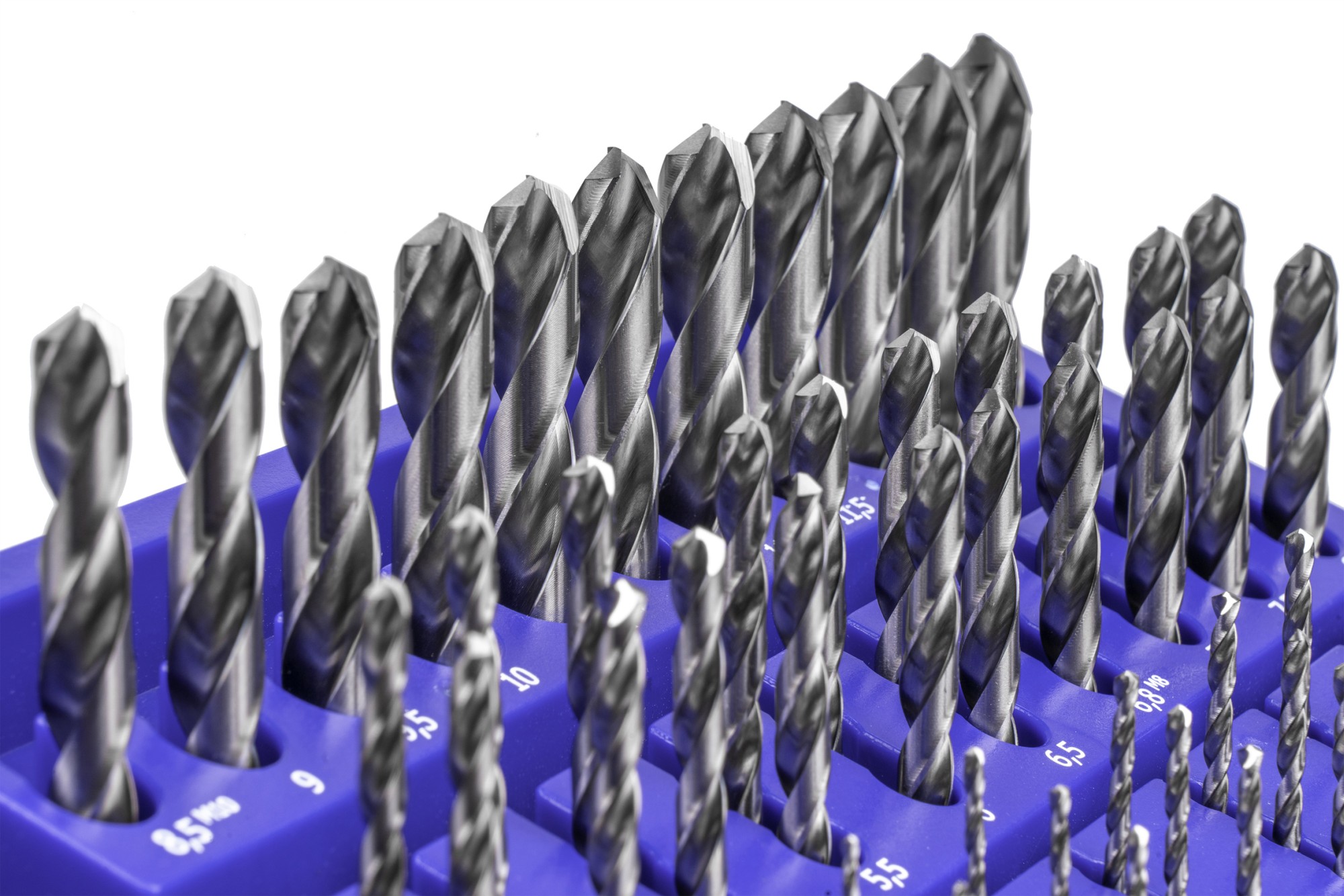 MINI-CABINET NOVABOX BROCAS DIN338N 55-UDS. - 1410 - 1-13X0,50 + PREVIOS ROSCADO HSS SPLIT POINT (1013)