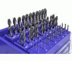 MINI-CABINET NOVABOX BROCAS DIN338N 55-UDS. - 1410 - 1-13X0,50 + PREVIOS ROSCADO HSS SPLIT POINT (1013)