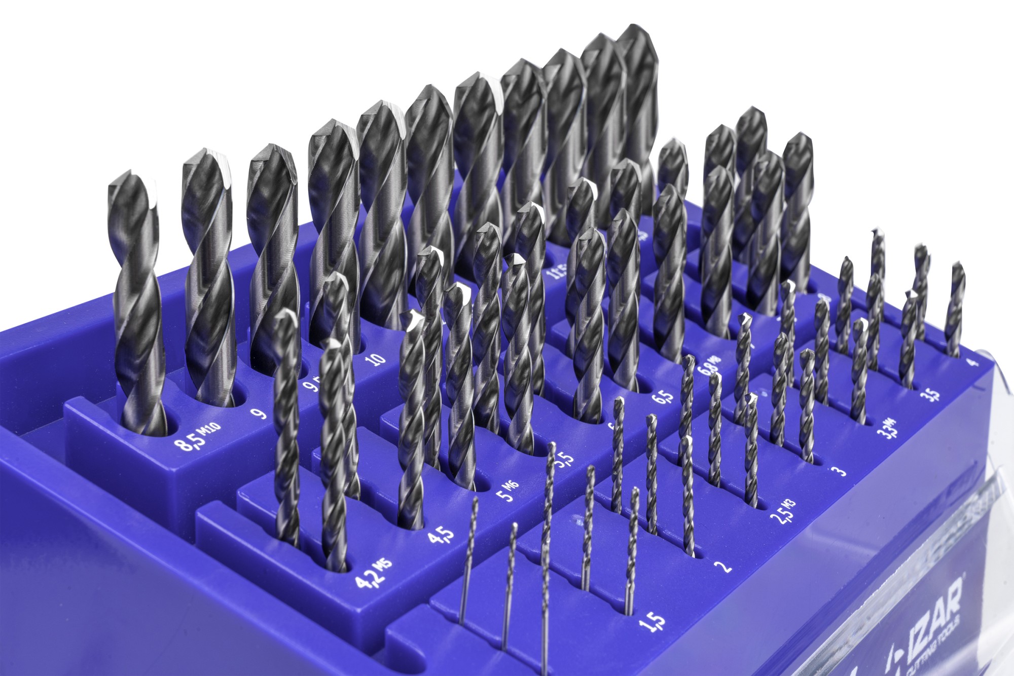 MINI-CABINET NOVABOX BROCAS DIN338N 55-UDS. - 1410 - 1-13X0,50 + PREVIOS ROSCADO HSS SPLIT POINT (1013)