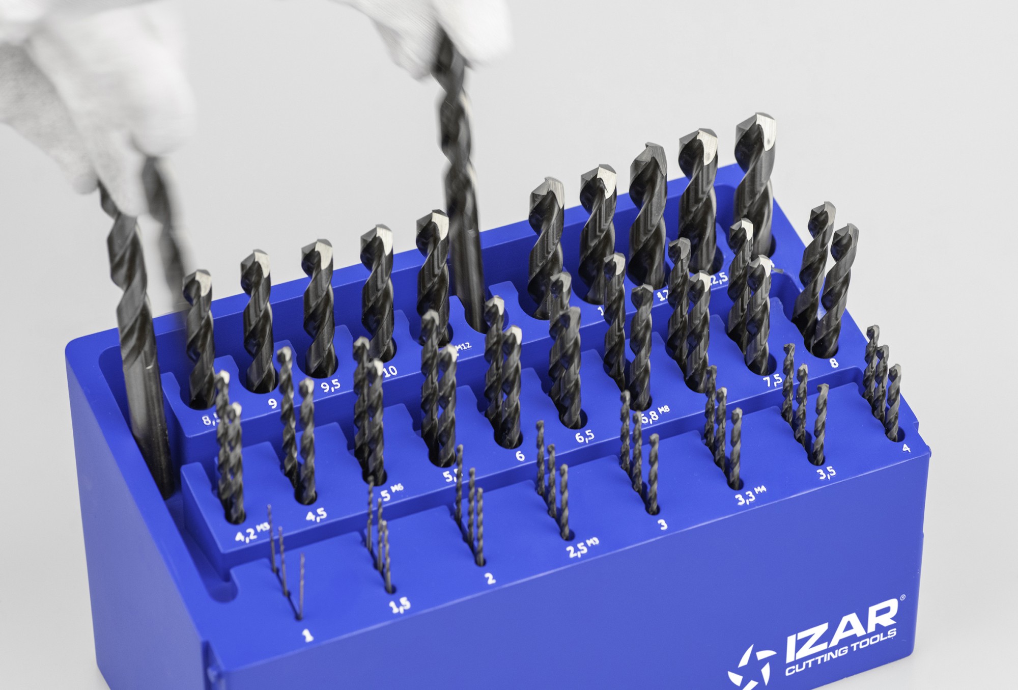 MINI-CABINET NOVABOX BROCAS DIN338N 55-UDS. - 1410 - 1-13X0,50 + PREVIOS ROSCADO HSS SPLIT POINT (1013)