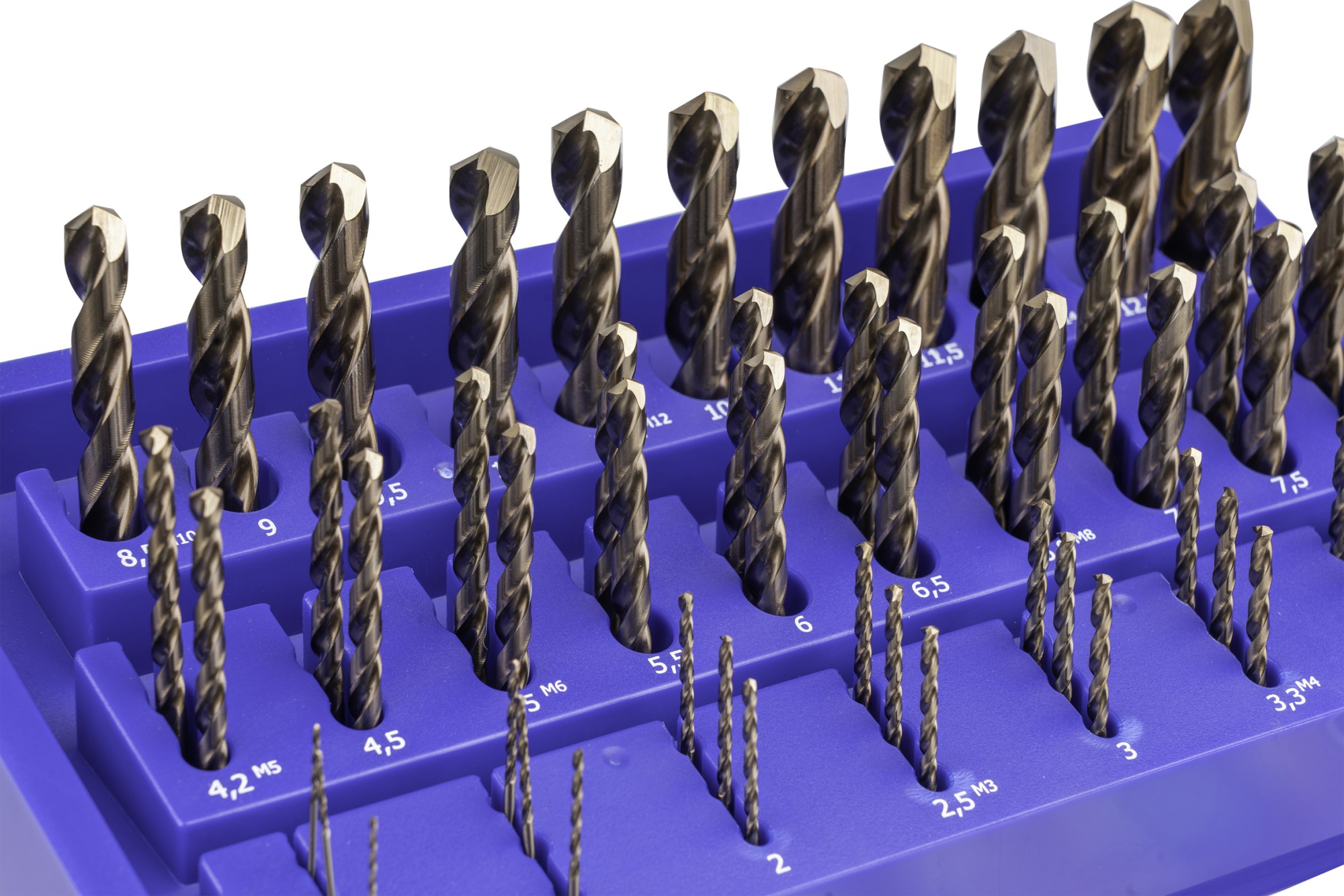 MINI-CABINET NOVABOX BROCAS DIN338N 55-UDS. - 1410 - 1-13X0,50 + PREVIOS ROSCADO HSSE (1016)