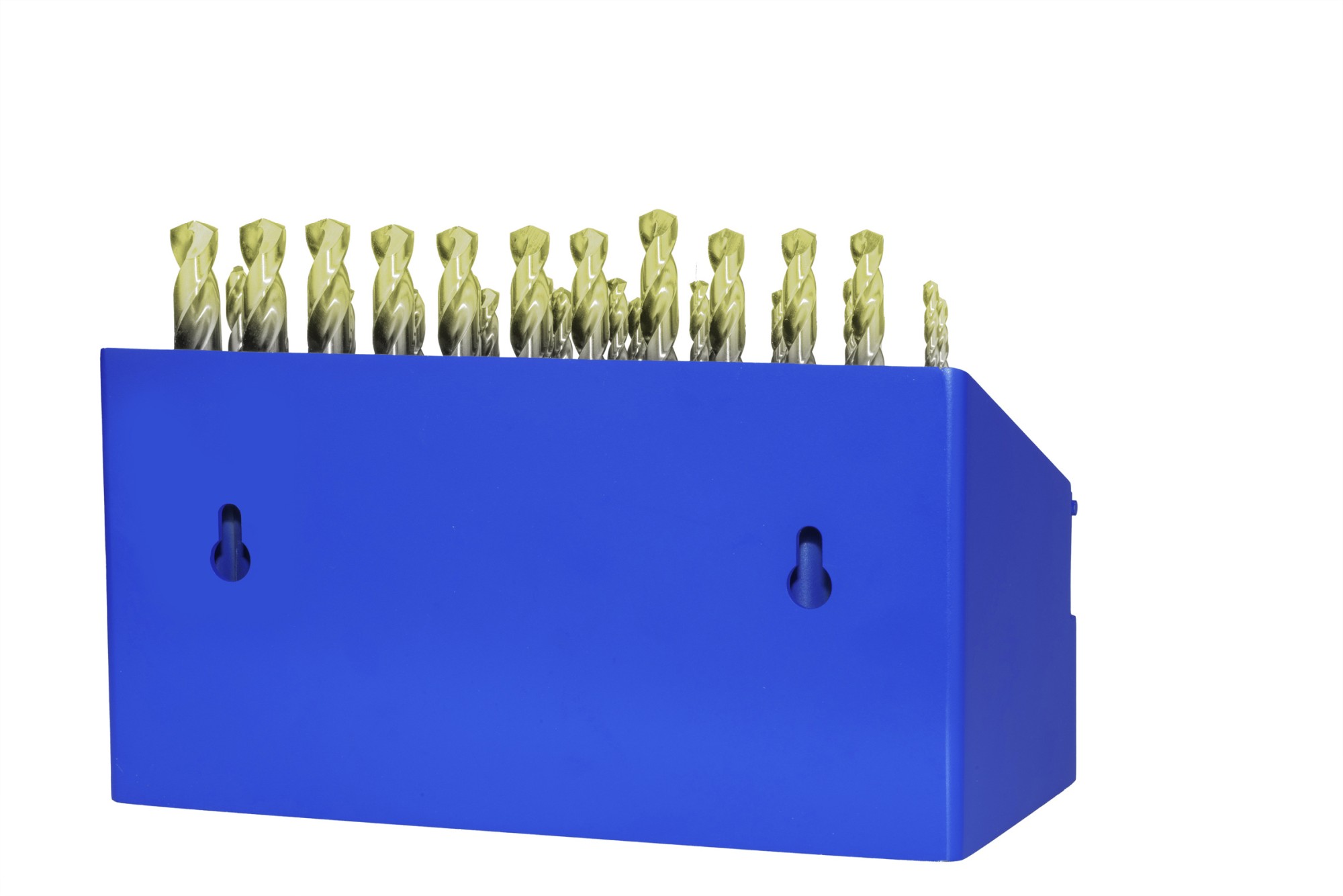 MINI-CABINET NOVABOX BROCAS DIN338N 55-UDS. - 1410 - 1-13X0,50 + PREVIOS ROSCADO HSS ZIRKON (1015) - PUNTA ZIRKONIO