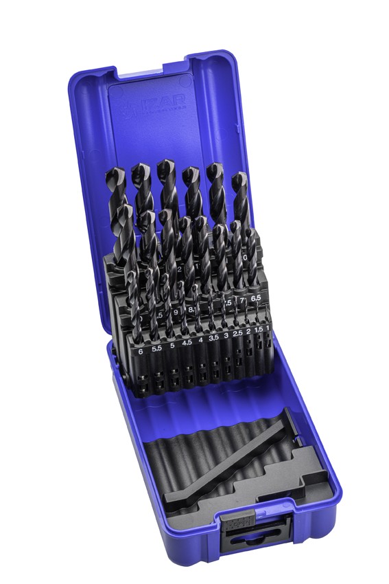 JUEGO BROCAS DIN338 25-UDS. - 1456 - 1-13X0,50 HSS+TIALSIN (1013) - TIALSIN