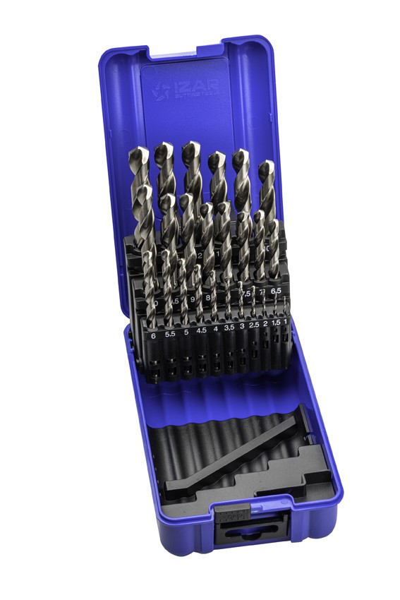 JUEGO BROCAS DIN338 25-UDS. - 1456 - 1-13X0,50 HSS SPLIT POINT C (1013)