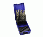 JUEGO BROCAS DIN338 25-UDS. - 1456 - 1-13X0,50 ZIRKON (1015) - PUNTA ZIRKONIO