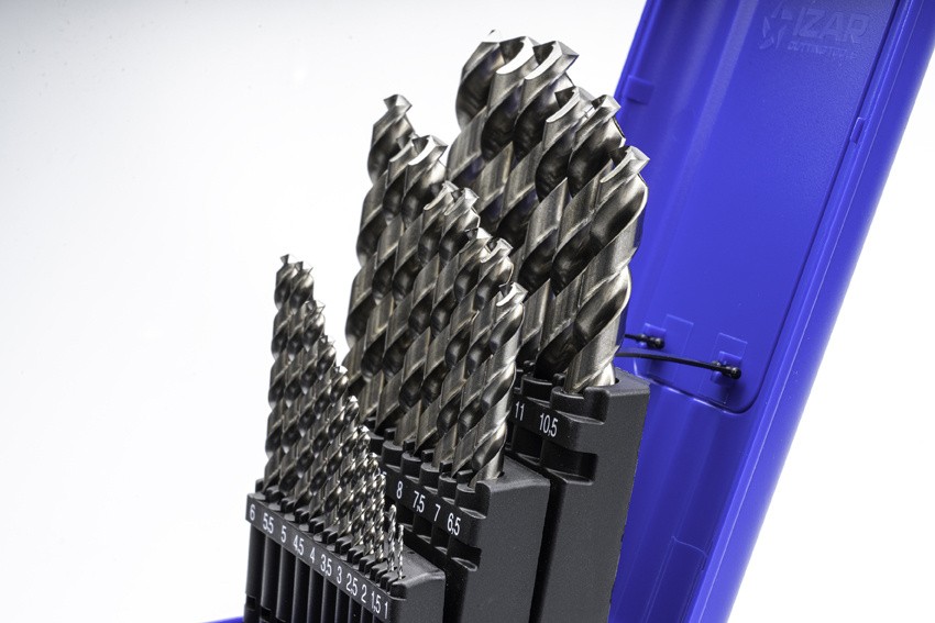 JUEGO BROCAS DIN338 29-UDS. - 1459 - 1-13X0,50 + PREVIOS ROSCADO HSSE INOX (1020)