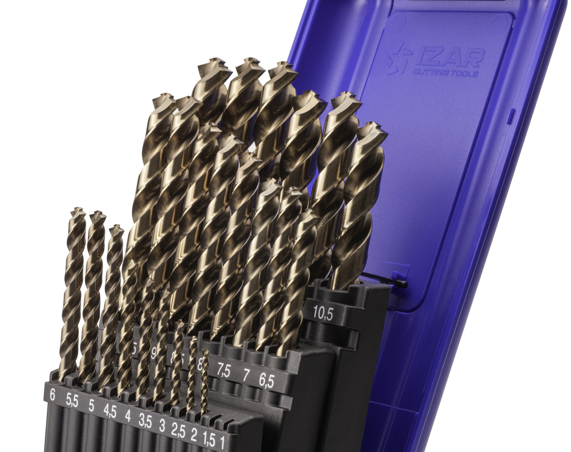 JUEGO BROCAS DIN338 25-UDS. - 1456 - 1-13X0,50 HSS Co (1032)