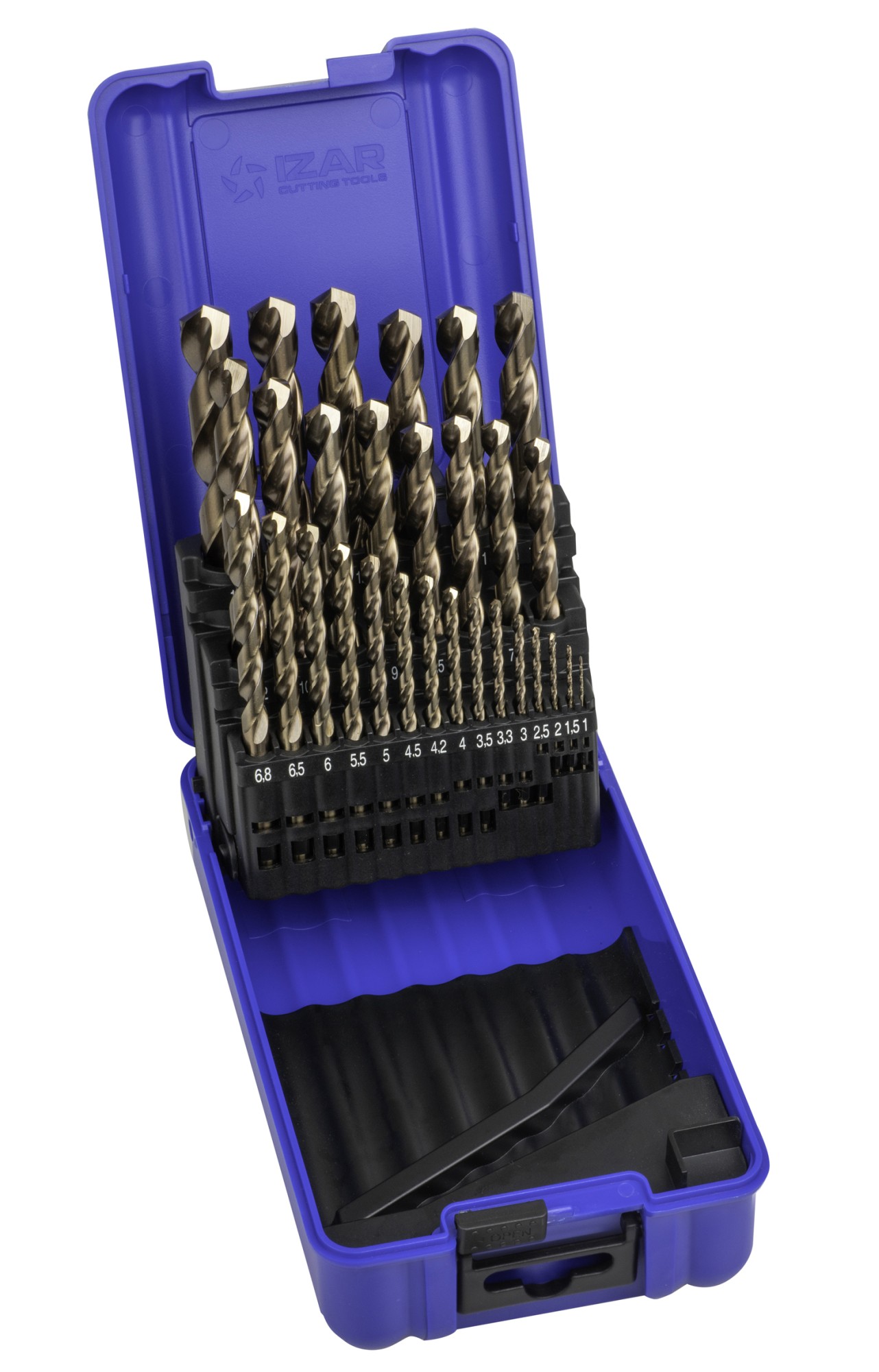 JUEGO BROCAS DIN338 29-UDS. - 1459 - 1-13X0,50 + PREVIOS ROSCADO HSSE (1016)