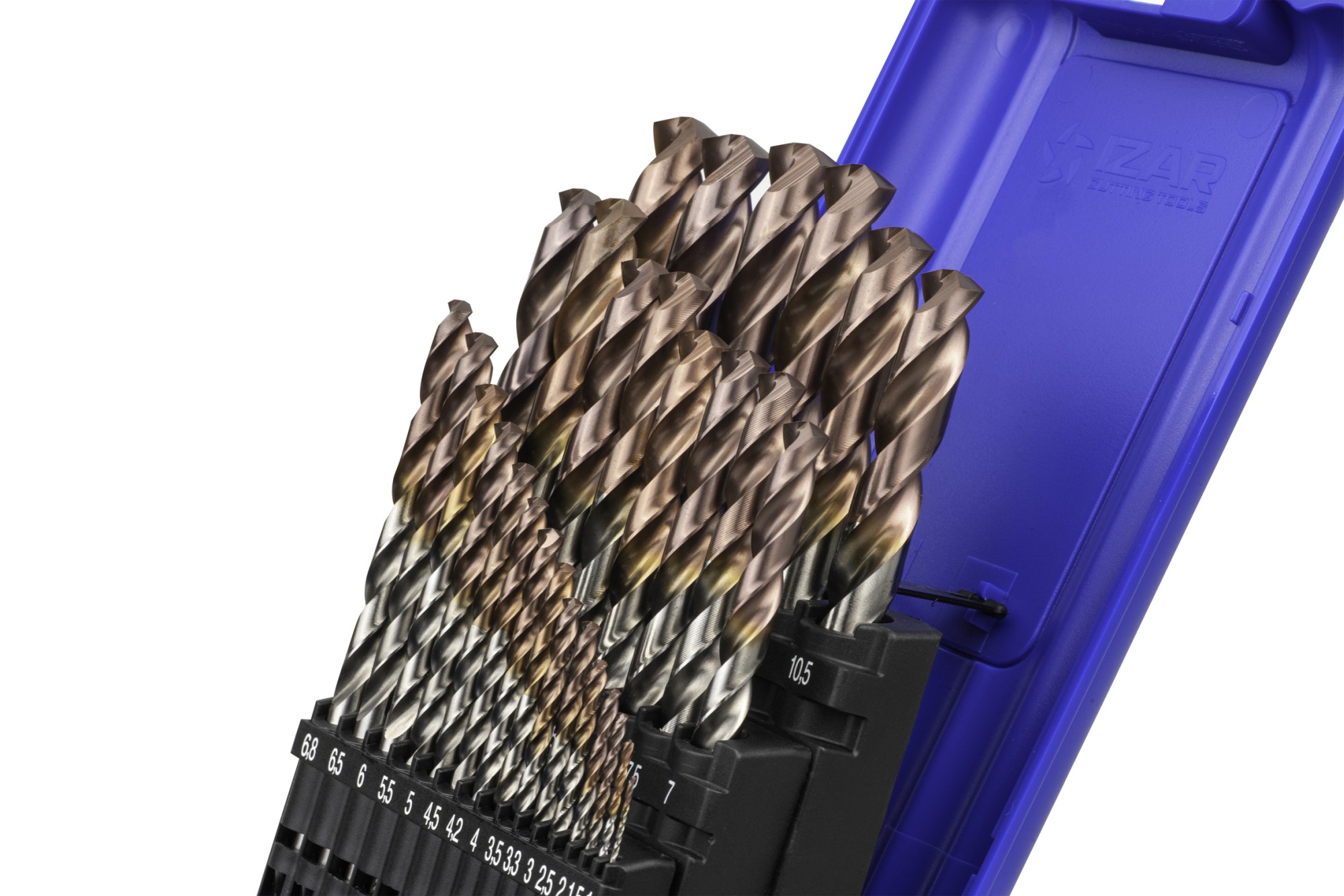 JUEGO BROCAS DIN338 29-UDS. - 1459 - 1-13X0,50 + PREVIOS ROSCADO HSSE-BORDEAUX (1029) - BORDEAUX