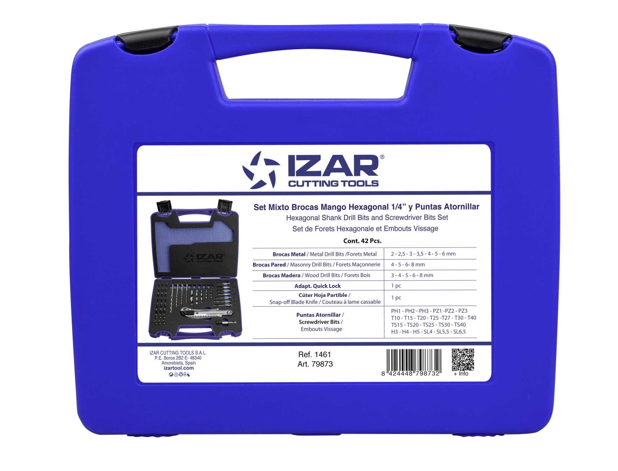 SET MIXTO  - 1461 - SET MIXTO HEXAGONAL 42 PCS