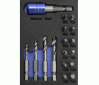 SET MIXTO  - 1461 - SET MIXTO BROCAS HEXAGONALES METAL + PUNTAS ATORNILLAR 17 PCS