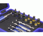 SET MIXTO  - 1461 - SET MIXTO BROCAS HEXAGONALES METAL + PUNTAS ATORNILLAR 17 PCS