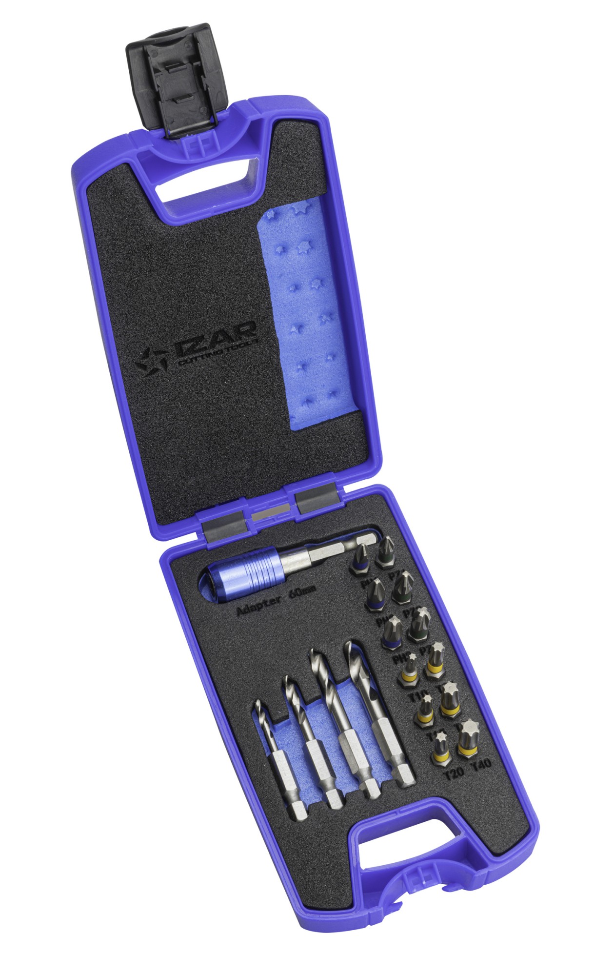 SET MIXTO  - 1461 - SET MIXTO BROCAS HEXAGONALES METAL + PUNTAS ATORNILLAR 17 PCS