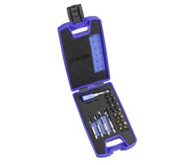 SET MIXTO  - 1461 - SET MIXTO BROCAS HEXAGONALES METAL + PUNTAS ATORNILLAR 17 PCS