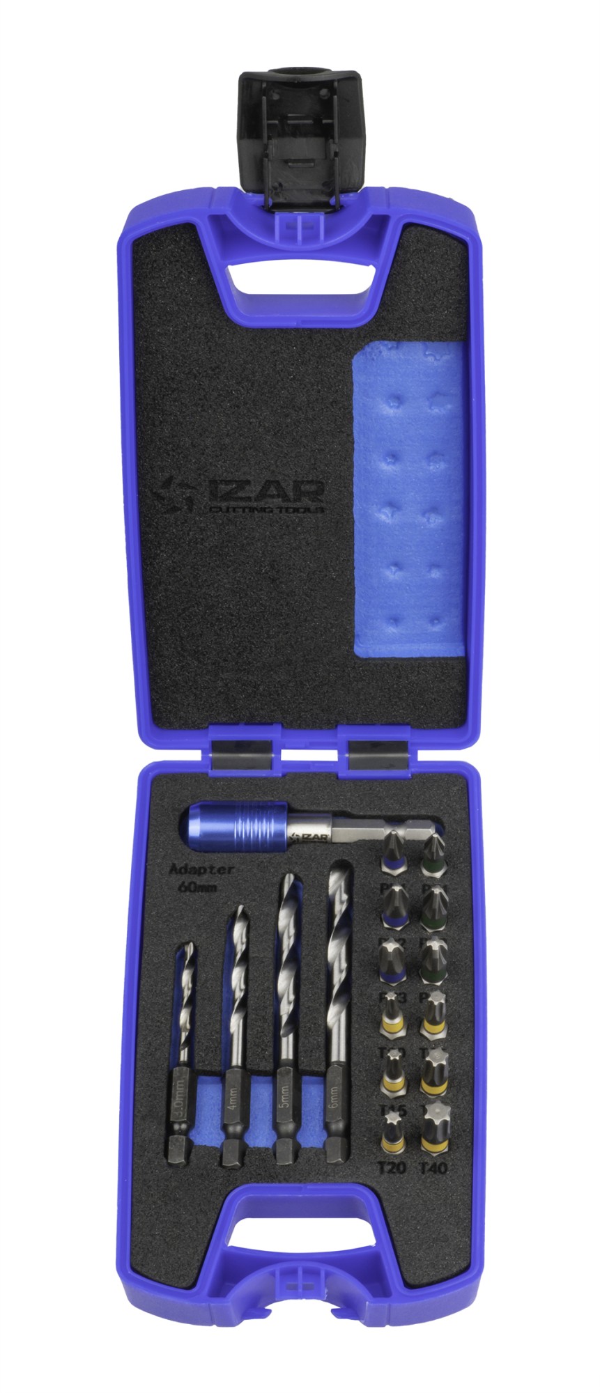 SET MIXTO  - 1461 - SET MIXTO BROCAS HEXAGONALES MADERA + PUNTAS ATORNILLAR 17 PCS