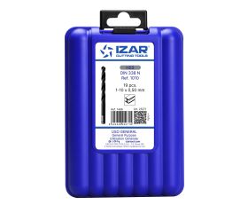 JUEGO BROCAS DIN338 19-UDS. - 1466 - 1-10X0,50 HSS (1010)