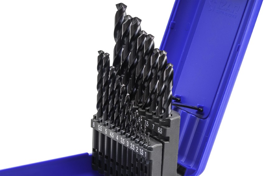 JUEGO BROCAS DIN338 19-UDS. - 1466 - 1-10X0,50 HSS+TIALSIN (1013) - TIALSIN