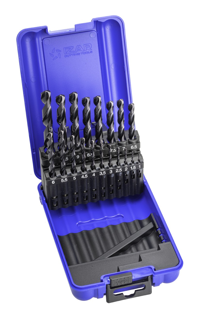 JUEGO BROCAS DIN338 19-UDS. - 1466 - 1-10X0,50 HSS+TIALSIN (1013) - TIALSIN