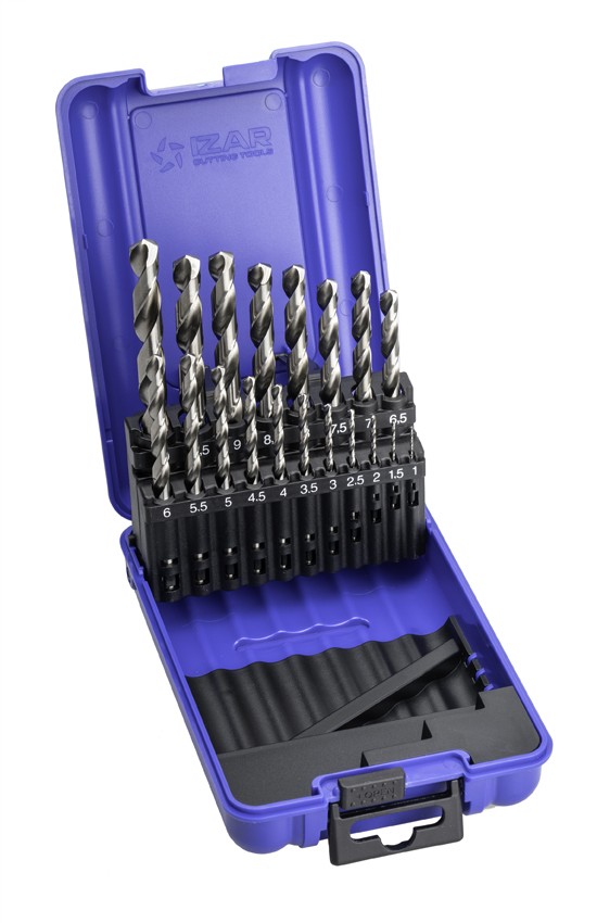 JUEGO BROCAS DIN338 19-UDS. - 1466 - 1-10X0,50 HSS SPLIT POINT C (1013)