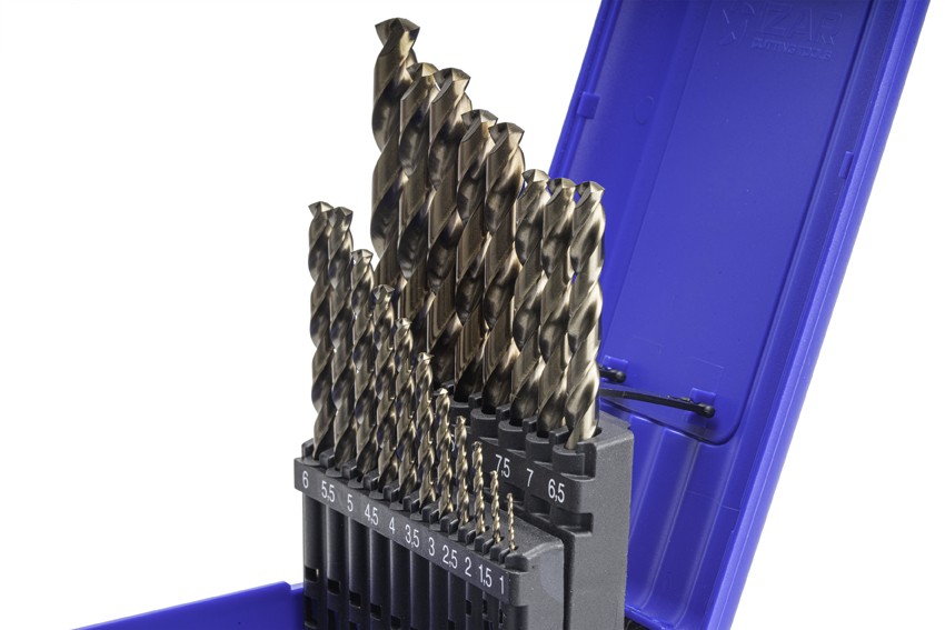 JUEGO BROCAS DIN338 19-UDS. - 1466 - 1-10X0,50 HSS Co (1016)