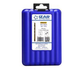 JUEGO BROCAS DIN338 19-UDS. - 1466 - 1-10X0,50 HSS Co (1016)