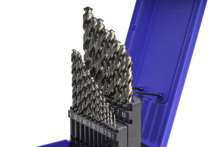 JUEGO BROCAS DIN338 19-UDS. - 1466 - 1-10X0,50 HSS Co INOX (1020)